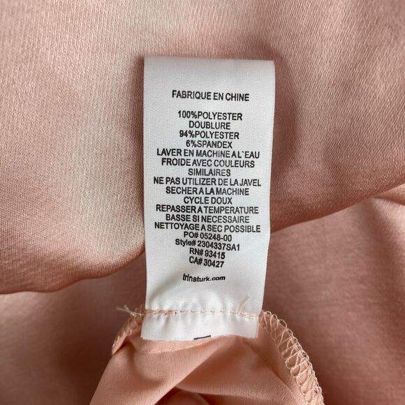 NWT Trina Turk Amuse Dress Size 12 Pink Wedding Guest Mother of Bride Groom - Picture 13 of 14